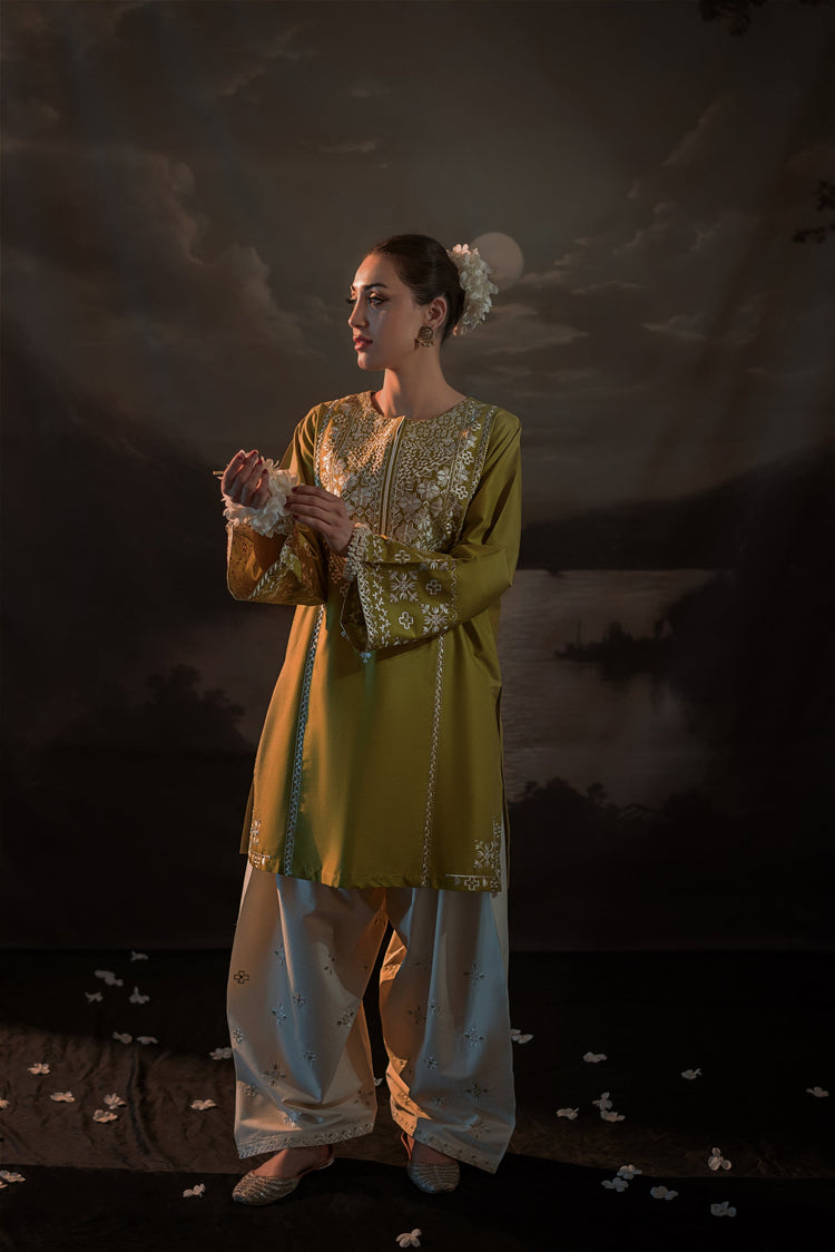 URGE Embroidered Shirt & Trouser Set