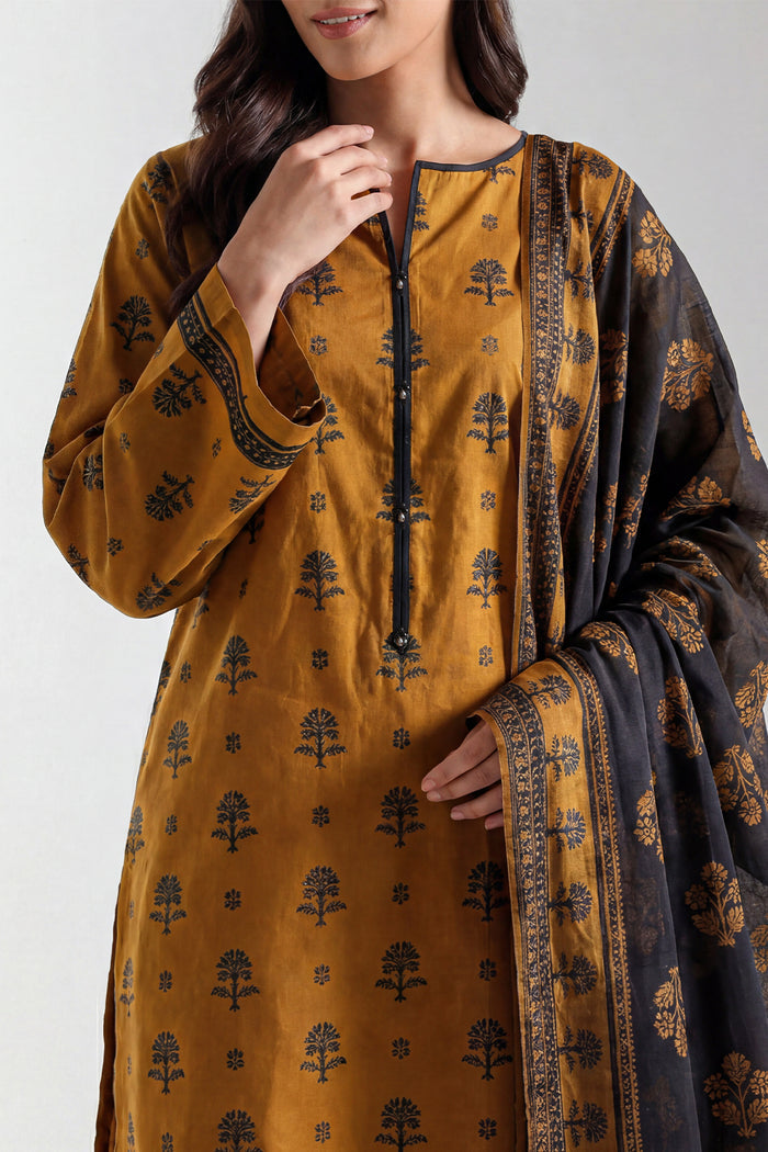 Unstiched Printed Lawn 3 Piece Suit