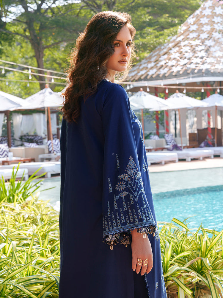 IZEL 3PC Lawn Embroidered Suit