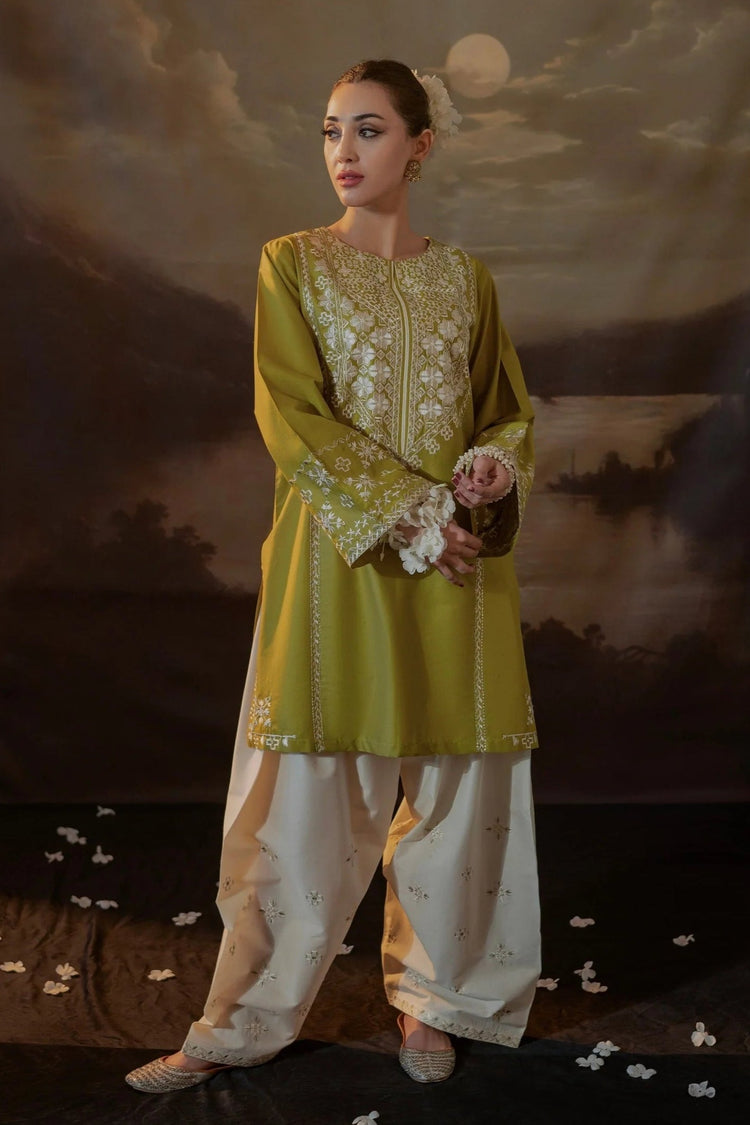 URGE Embroidered Shirt & Trouser Set