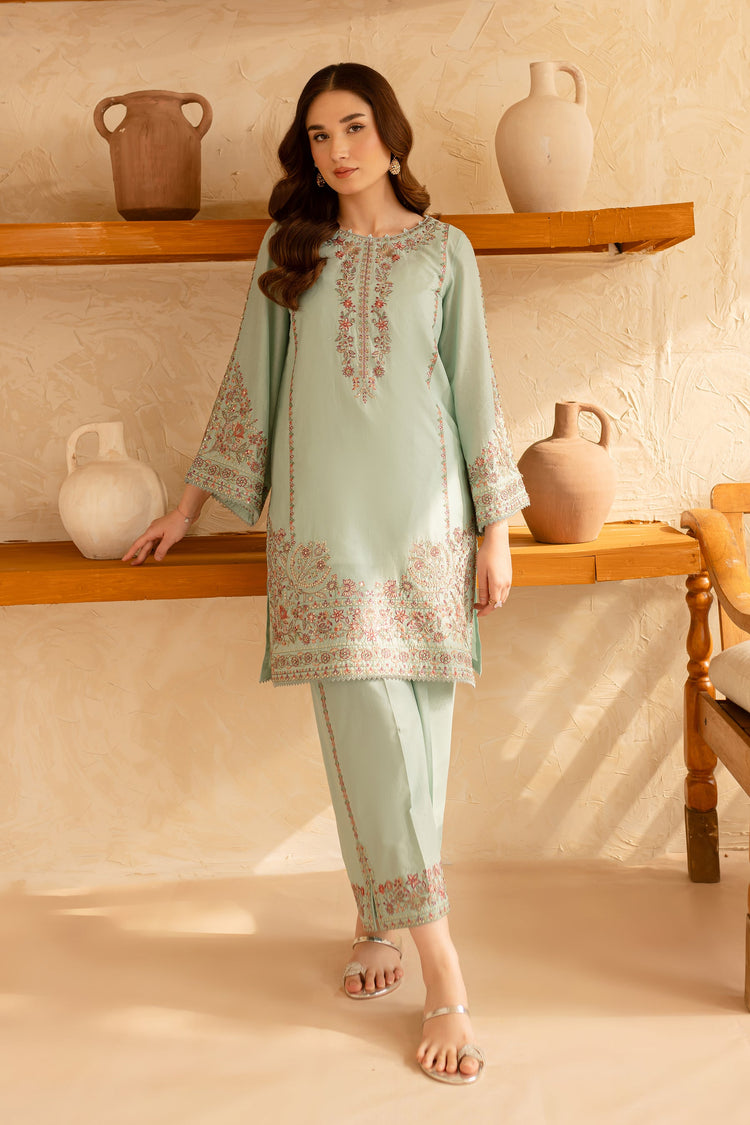 BATIK 2PC Embroidered Lawn Set