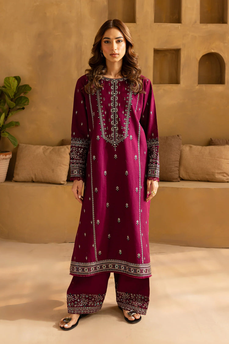 BATIK-2PC LAWN SEQUIN EMBROIDERED LAWN SET