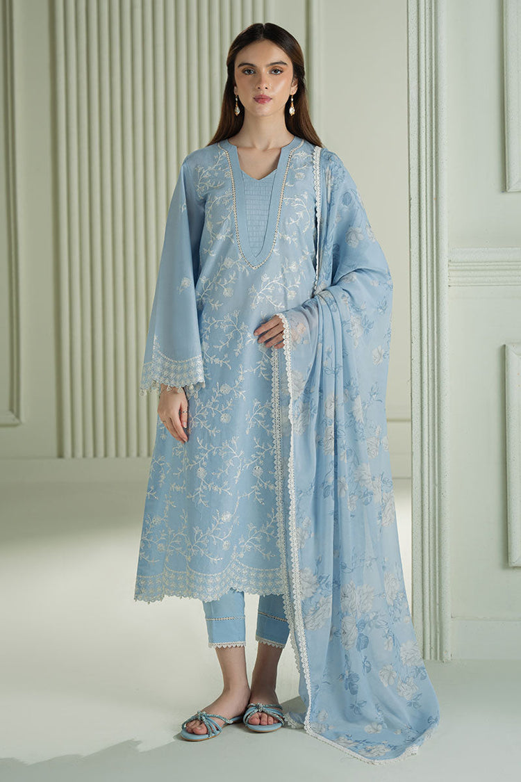 CROSS STITCH 3PC Embroidered Lawn Suit