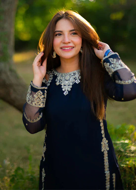 Rahma 3 pcs Embroidered Suit