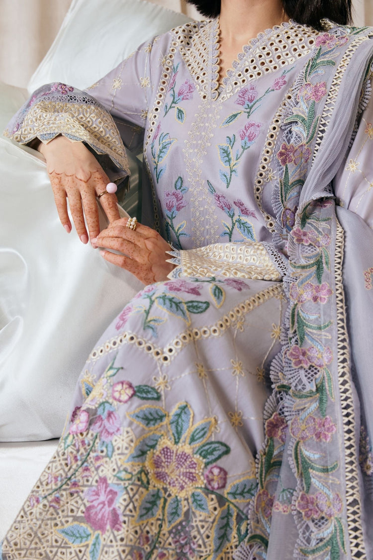 MARYAM HUSSAIN 3PC Lawn Embroidered Suit