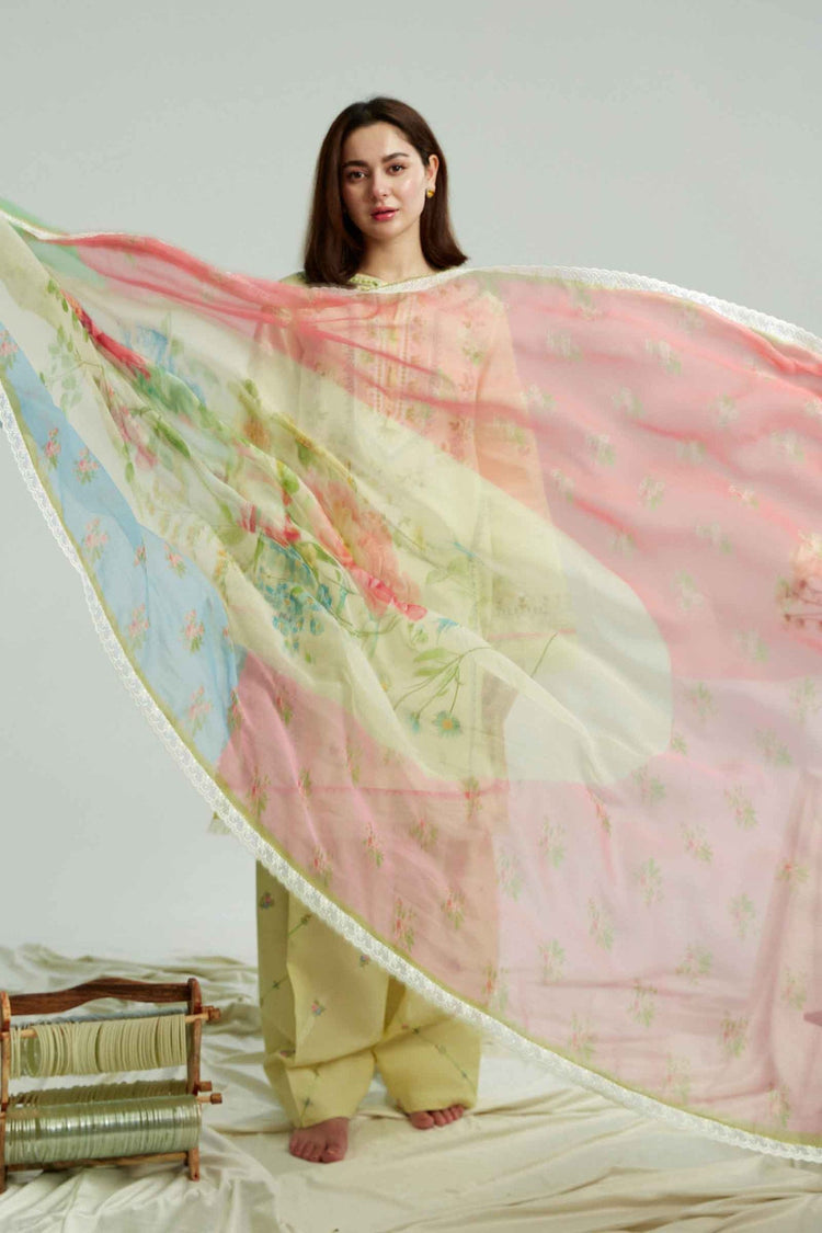 ZARA SHAH JAHAN 3PC Embroidered Lawn Set