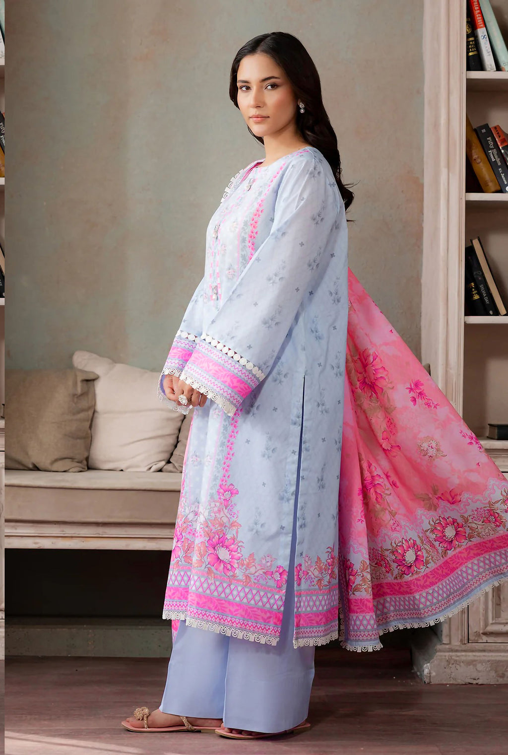 Nishat Printed Lawn 3PC Suit