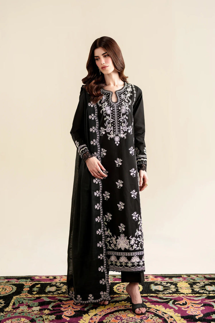ZAIB 3PC Lawn Embroidered Suit