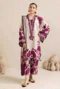 ADAN LIBAS 3PC Printed Embroidered Lawn Set