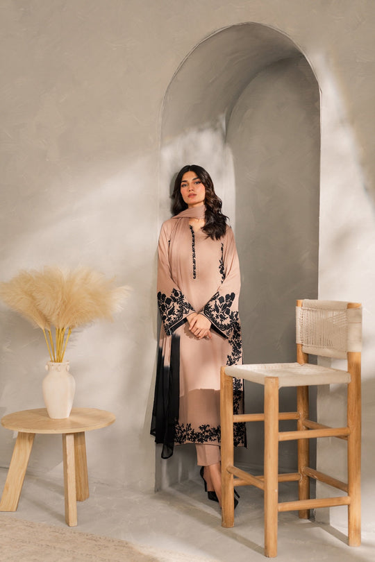 Remi 3 pcs Embroidered Dress