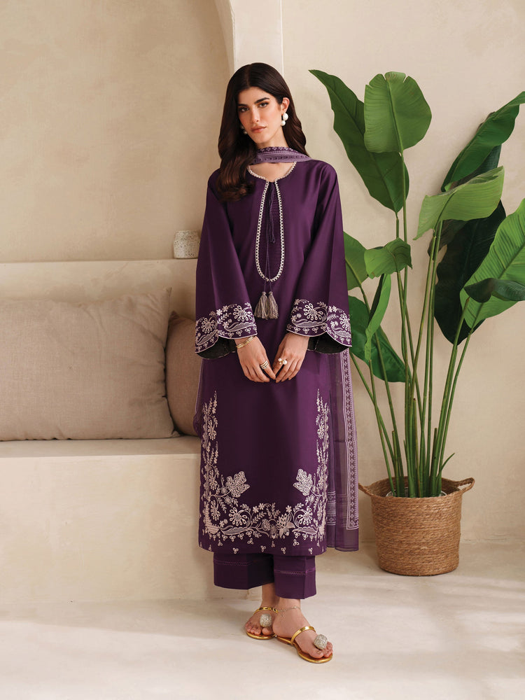 GARNET 2PC Embroidered Lawn Shirt Set