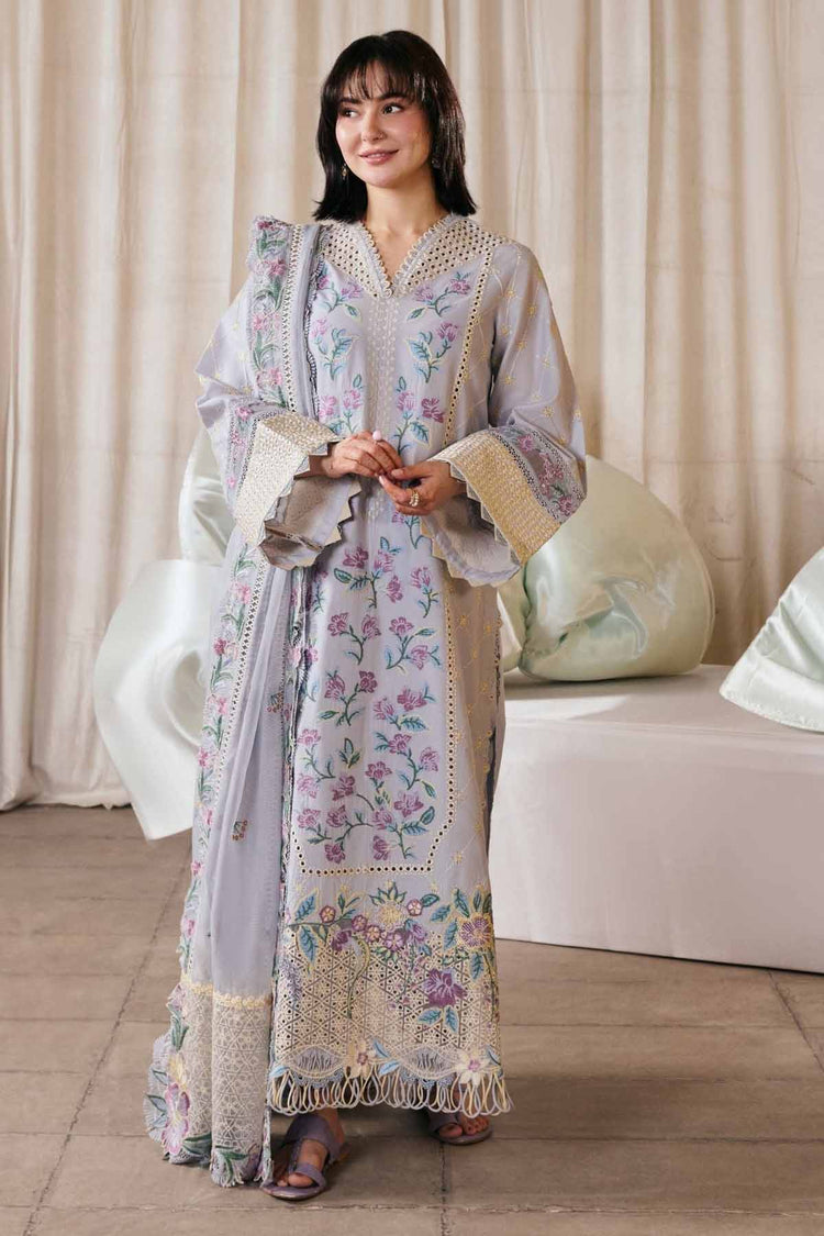 MARYAM HUSSAIN 3PC Lawn Embroidered Suit