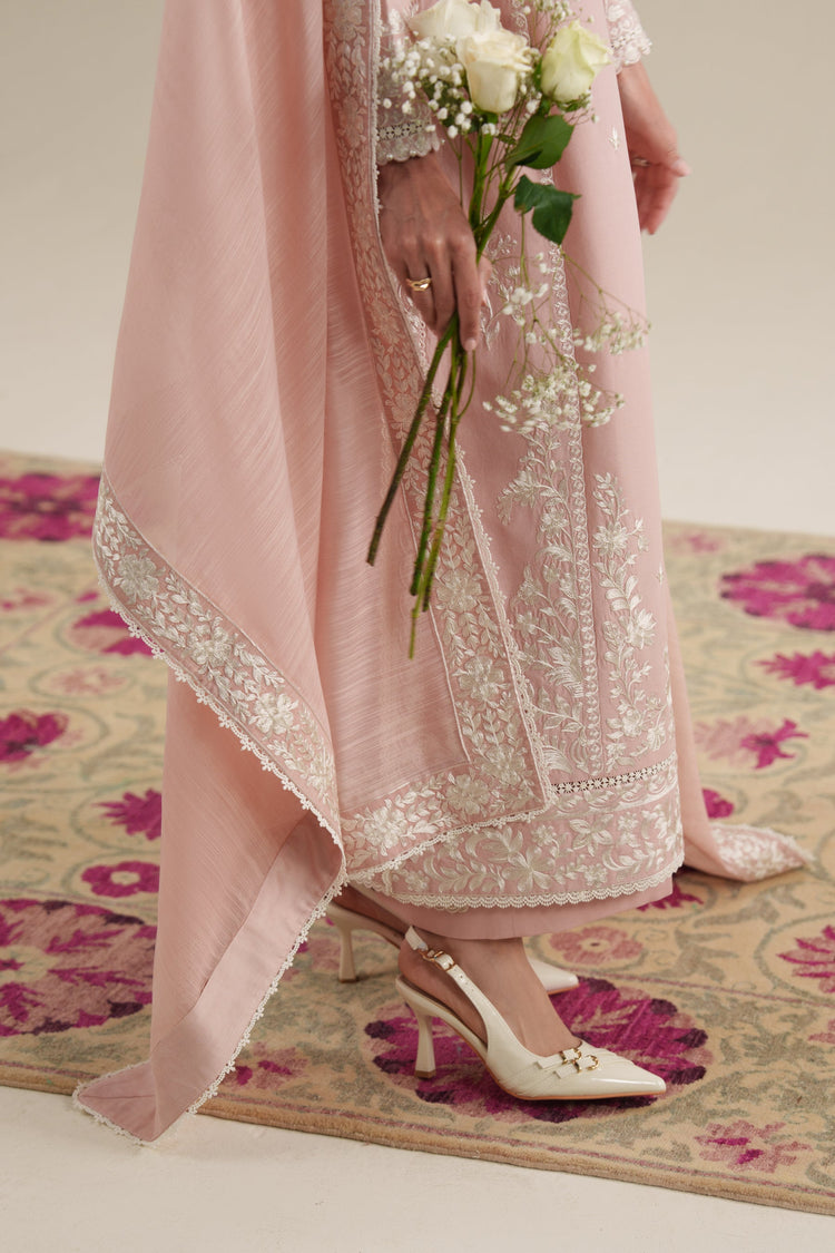 ZAIB 3PC Lawn Suit with Chiffon Dupatta