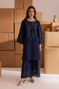 BATIK-2PIECE LAWN SEQUIN & CHIKAN EMB NECKLINE WITH SEQUIN EMB TROUSER