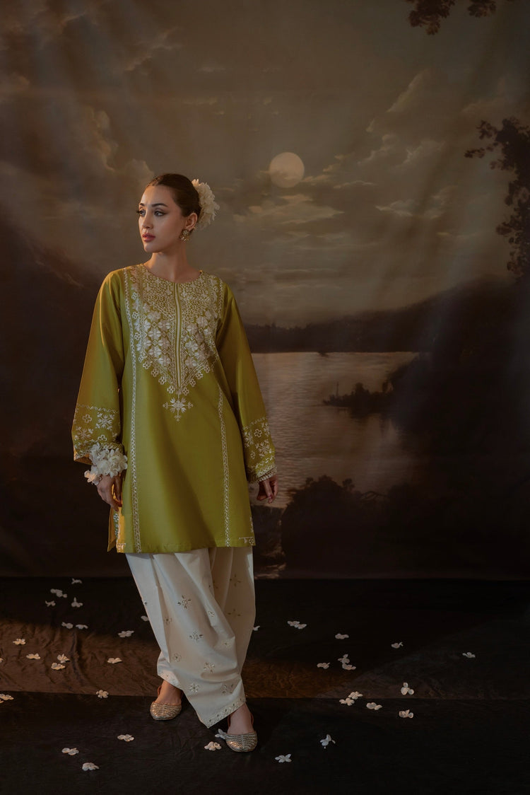 URGE Embroidered Shirt & Trouser Set