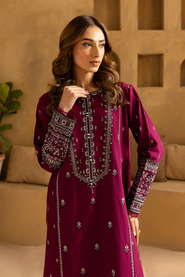 BATIK-2PC LAWN SEQUIN EMBROIDERED LAWN SET