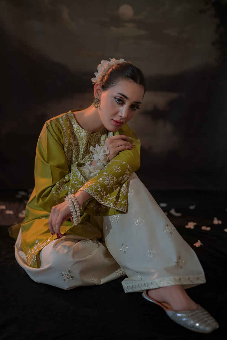 URGE Embroidered Shirt & Trouser Set