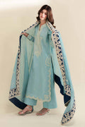 ZAIB 3PC Lawn Embroidered Suit