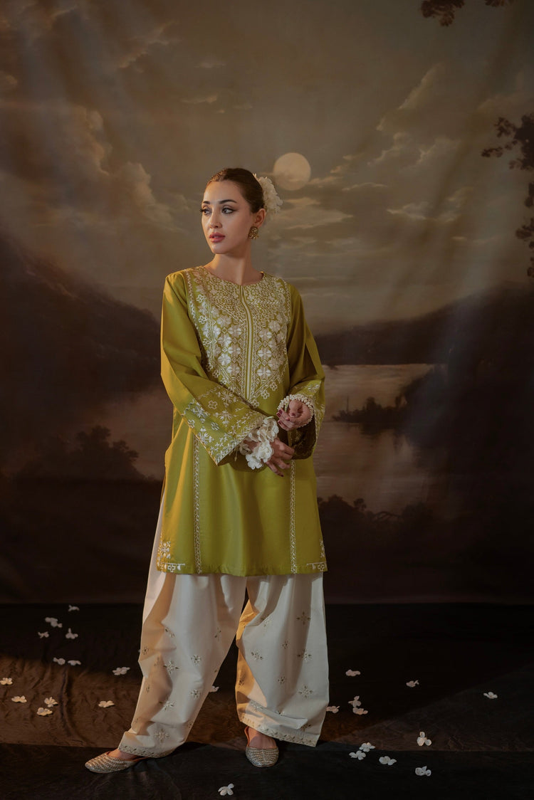 URGE Embroidered Shirt & Trouser Set