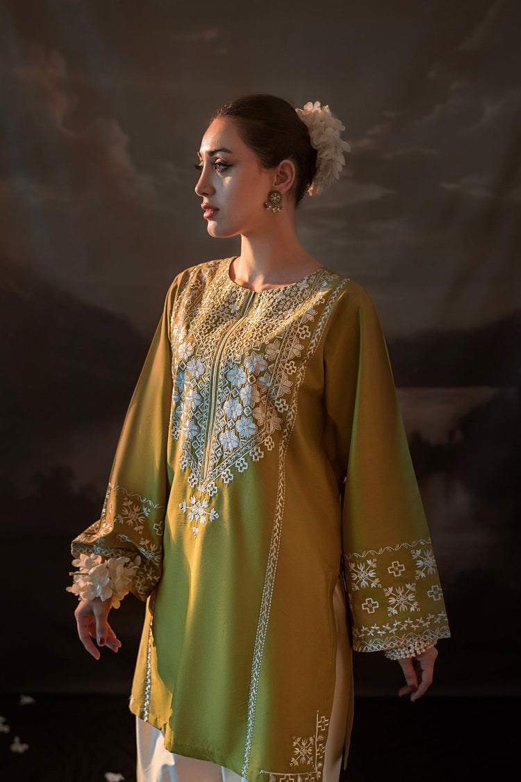 URGE Embroidered Shirt & Trouser Set