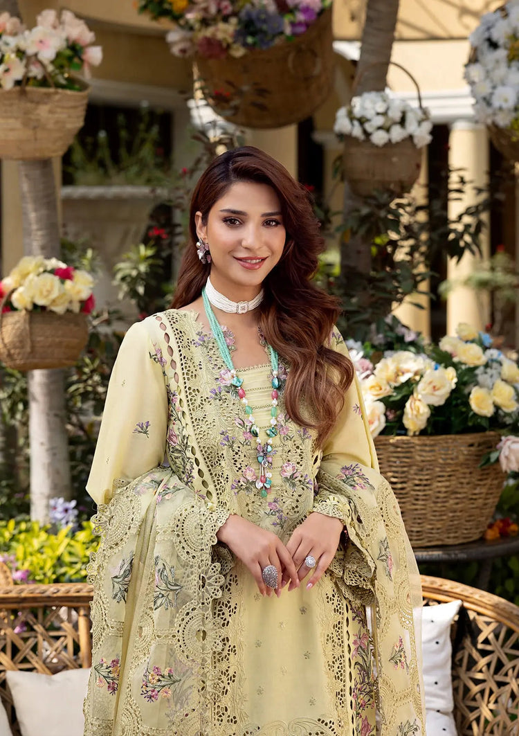 ELAF 3PC Chikankari Embroidered Lawn Set