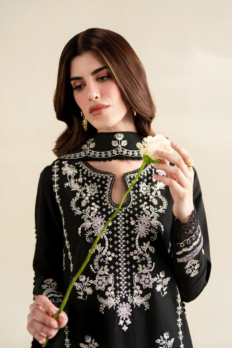 ZAIB 3PC Lawn Embroidered Suit