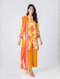 Alkaram Printed Lawn Suit 3pc
