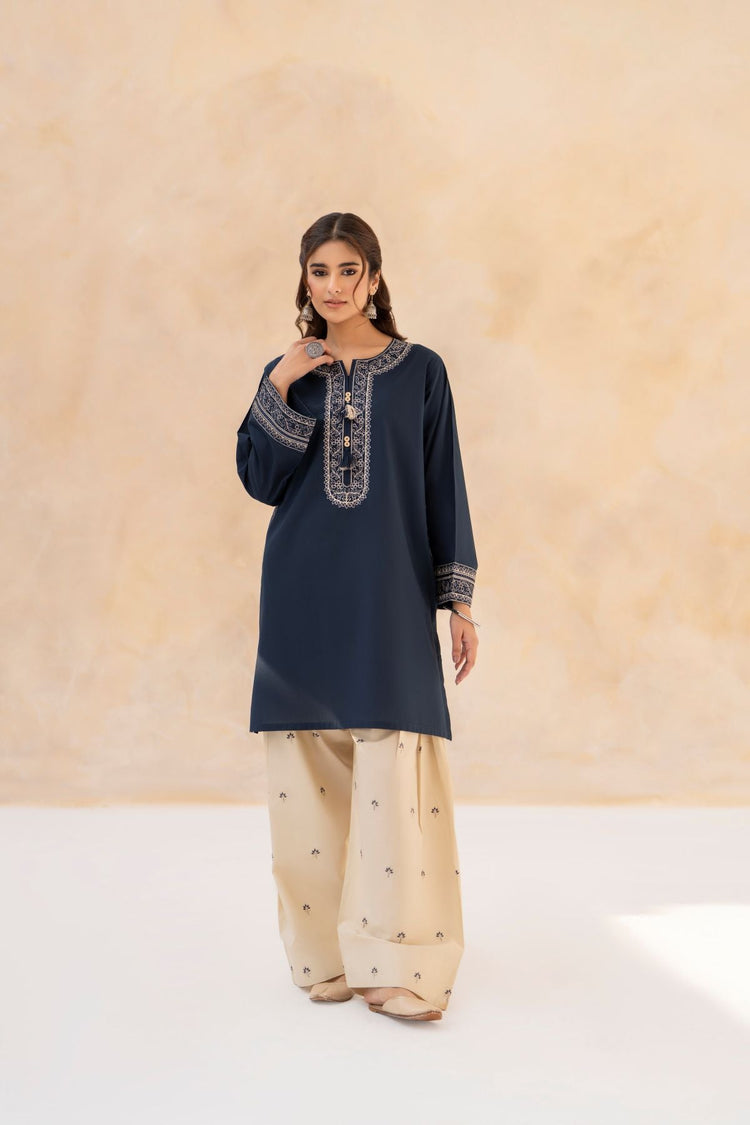 LAZULI-2PC LAWN EMBROIDERED SHIRT WITH LAWN EMBROIDERED TROUSER