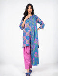 Alkaram Printed Lawn Suit 3pc