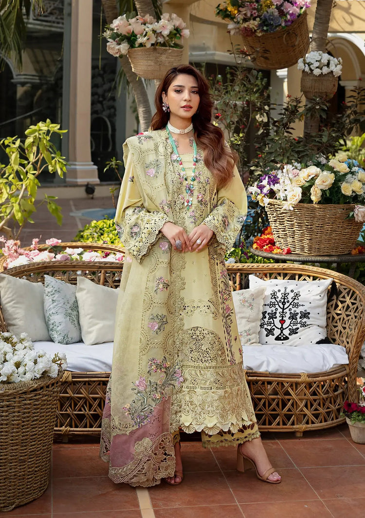 ELAF 3PC Chikankari Embroidered Lawn Set