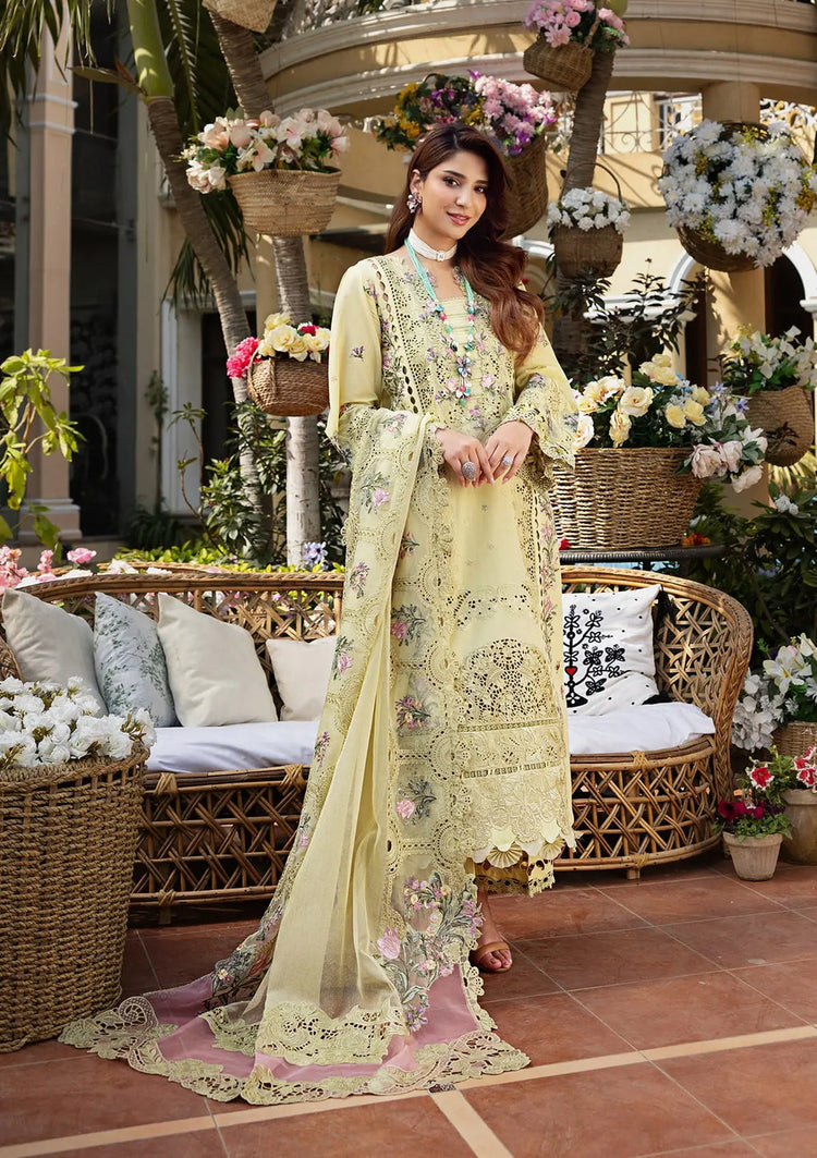 ELAF 3PC Chikankari Embroidered Lawn Set