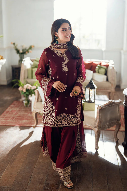 BERRY DUSK - 3PC DRESS