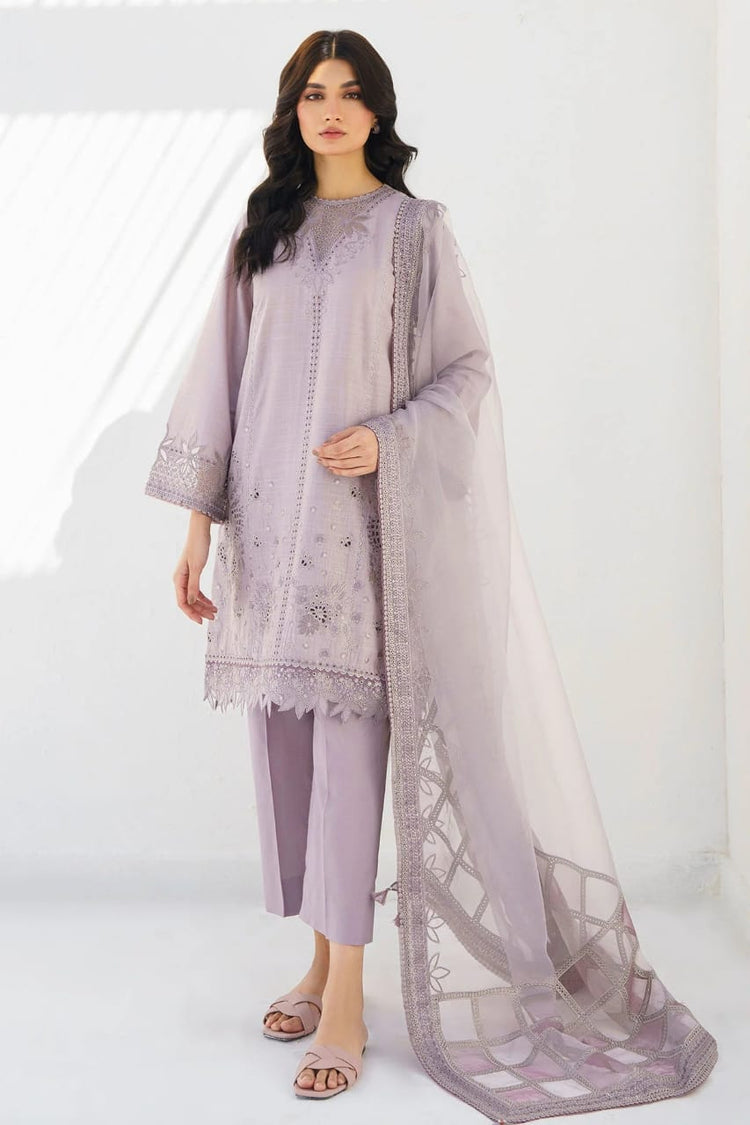 JAZMIN 3PC Heavy Embroidered Lawn Set