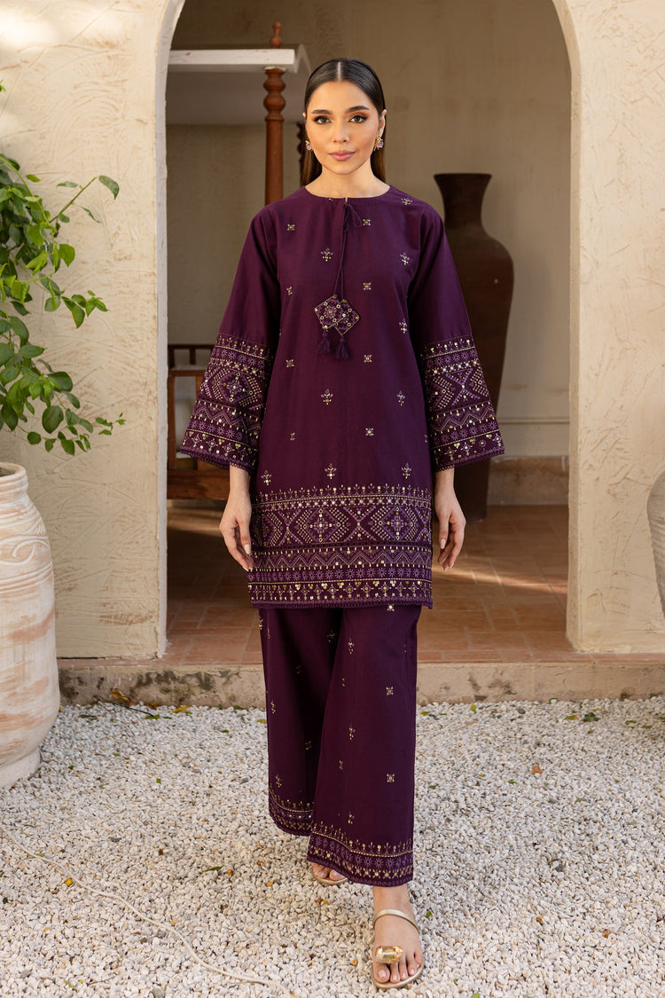 BATIK 2PC Embroidered Lawn Suit