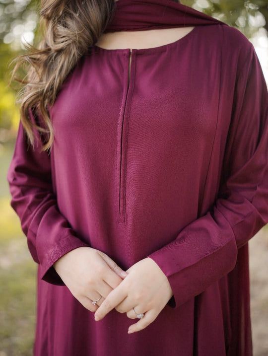 MIRAAN - Purple - 3PC DRESS