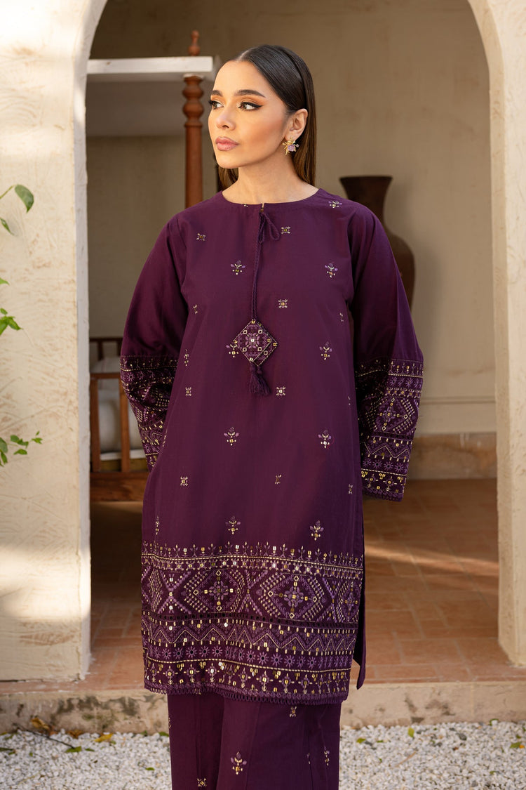BATIK 2PC Embroidered Lawn Suit