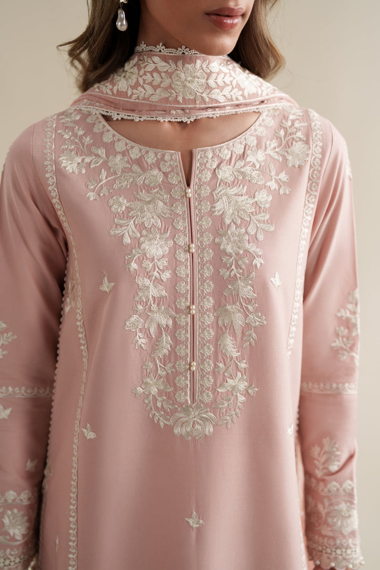 ZAIB 3PC Lawn Suit with Chiffon Dupatta