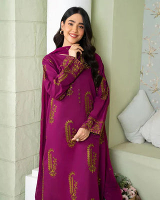 SAPPHIRE 3PC Embroidered Lawn Set