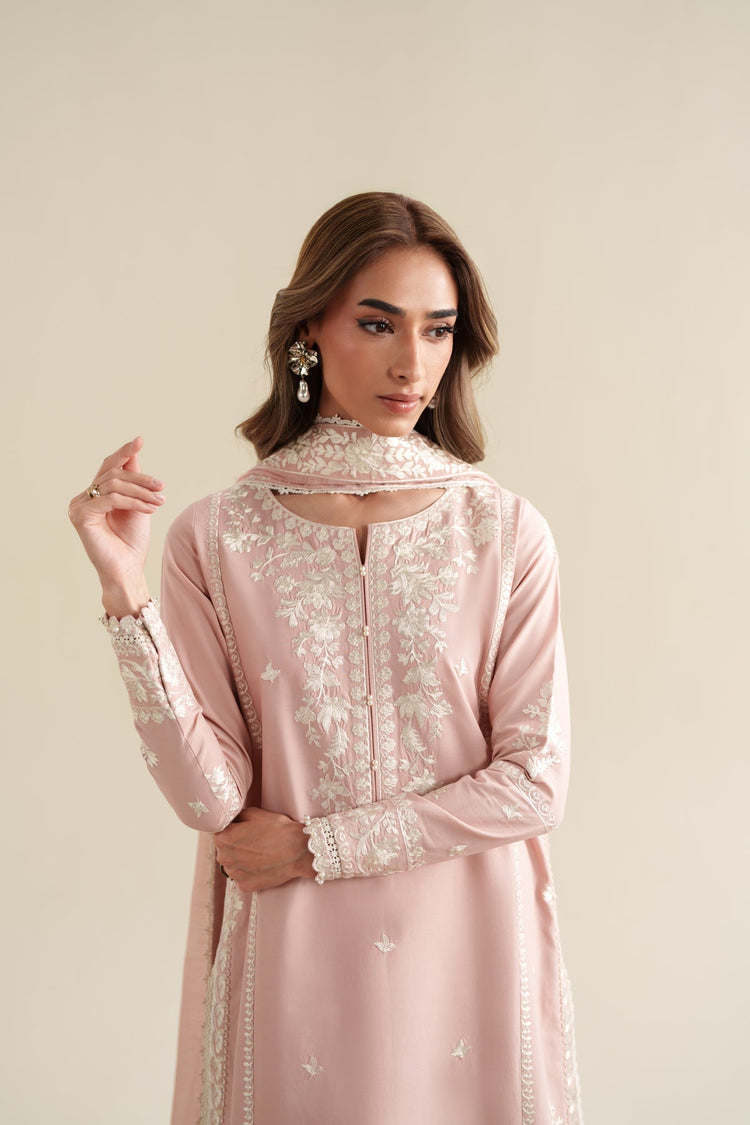 ZAIB 3PC Lawn Suit with Chiffon Dupatta