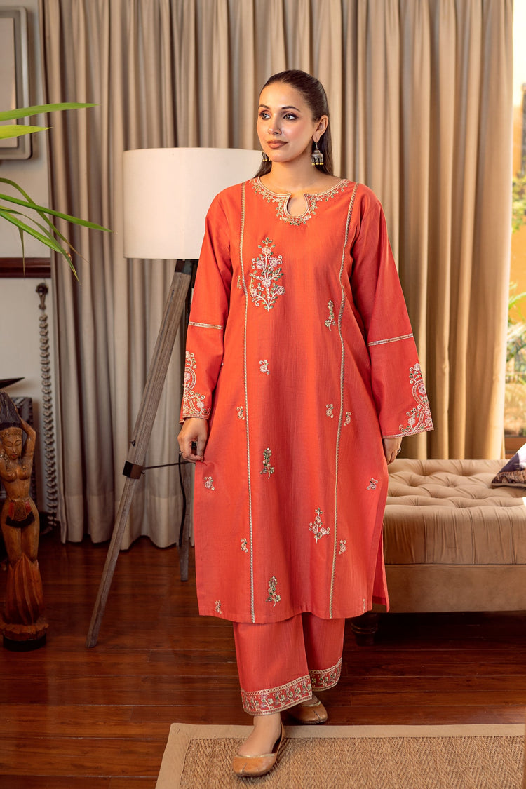URGE 2PC Embroidered Lawn Set