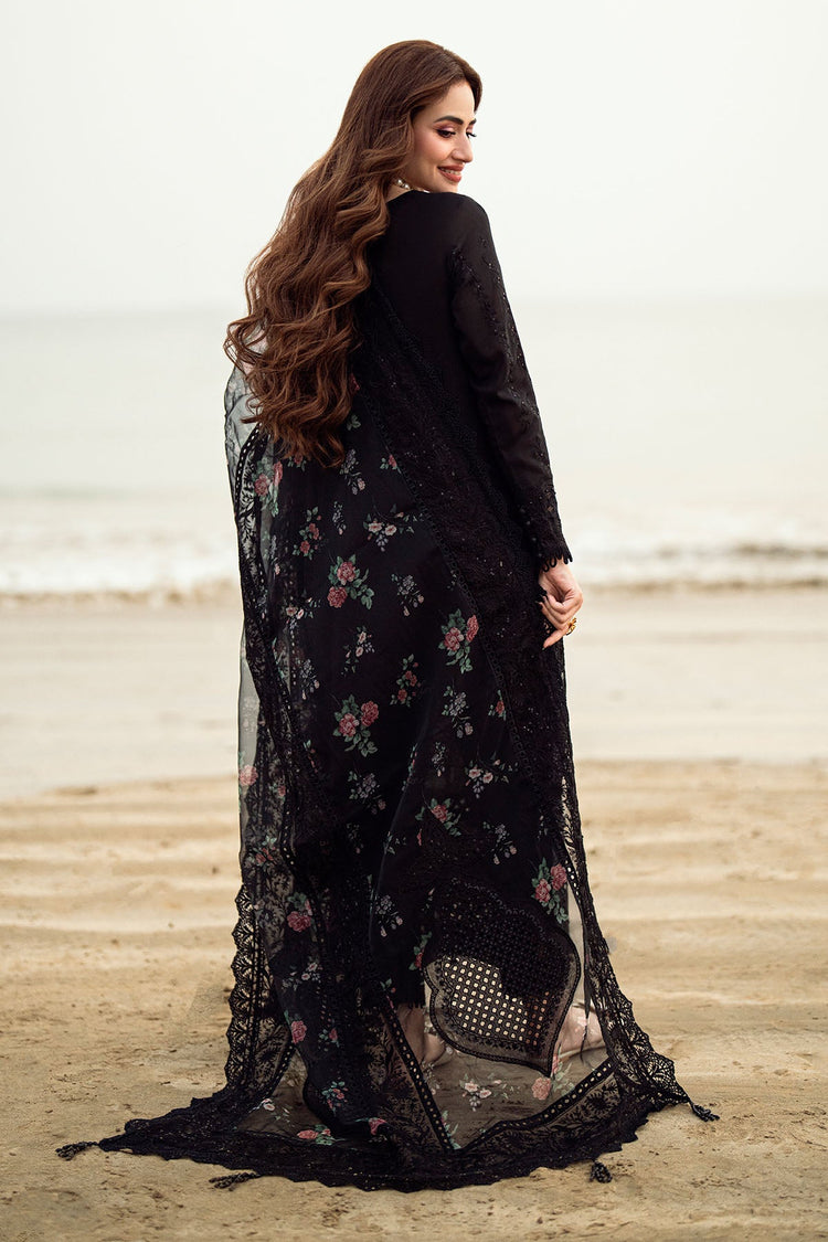 NUREH 3PC Chikankari Laser Embroidered Lawn Set