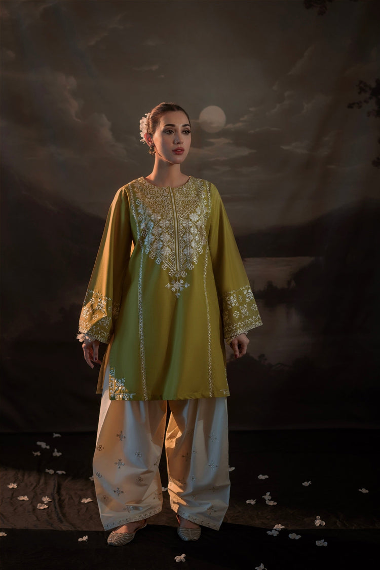 URGE Embroidered Shirt & Trouser Set