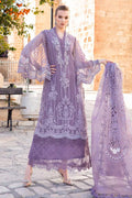 Luxury Lavender Embroidered 3PC DRESS