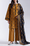 Unstiched Printed Lawn 3 Piece Suit
