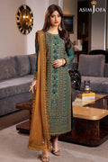 ASIM JOFA 3PC Heavy Embroidered Lawn Set